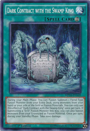 Dark Contract with the Swamp King [MP16-EN169] Common - for just $0.10! 