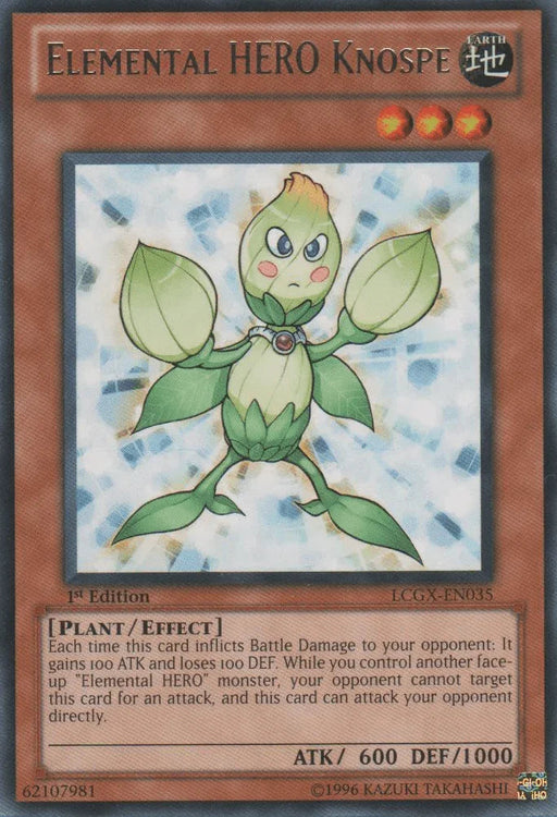 Elemental HERO Knospe [LCGX-EN035] Rare - for just $0.50! 