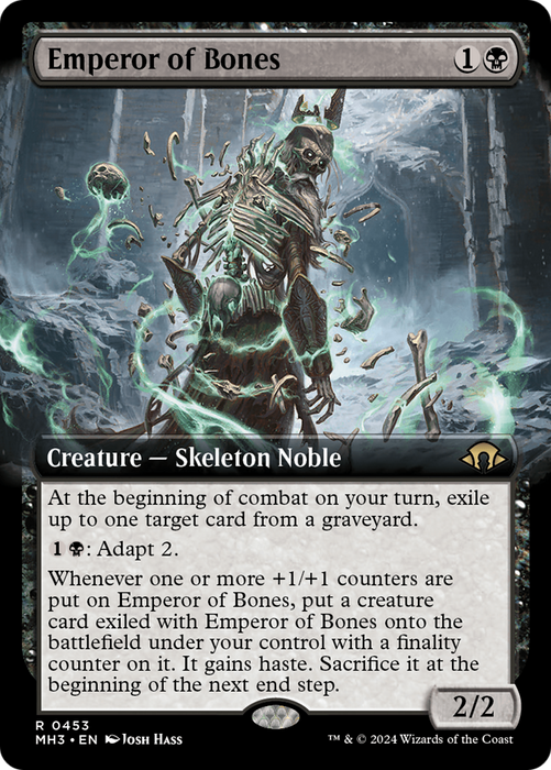 Emperor of Bones (Extended Art) (MH3-453) - Modern Horizons 3: (Extended Art) - for just $0.96! 