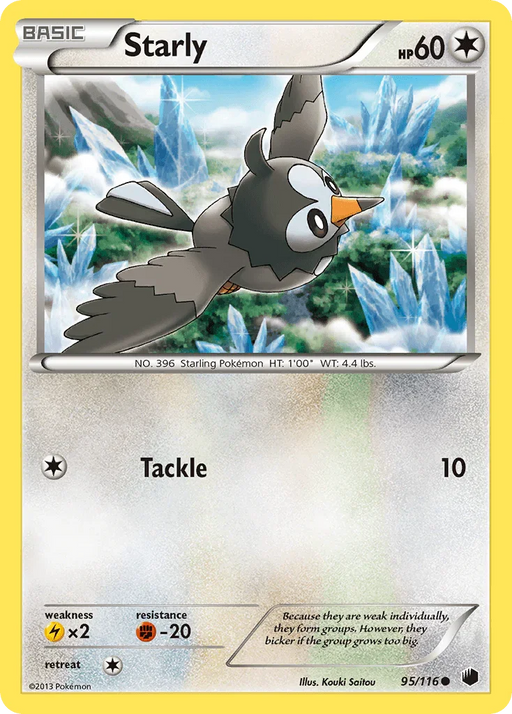 Starly (95/116) [Black & White: Plasma Freeze] - for just $0.10! 
