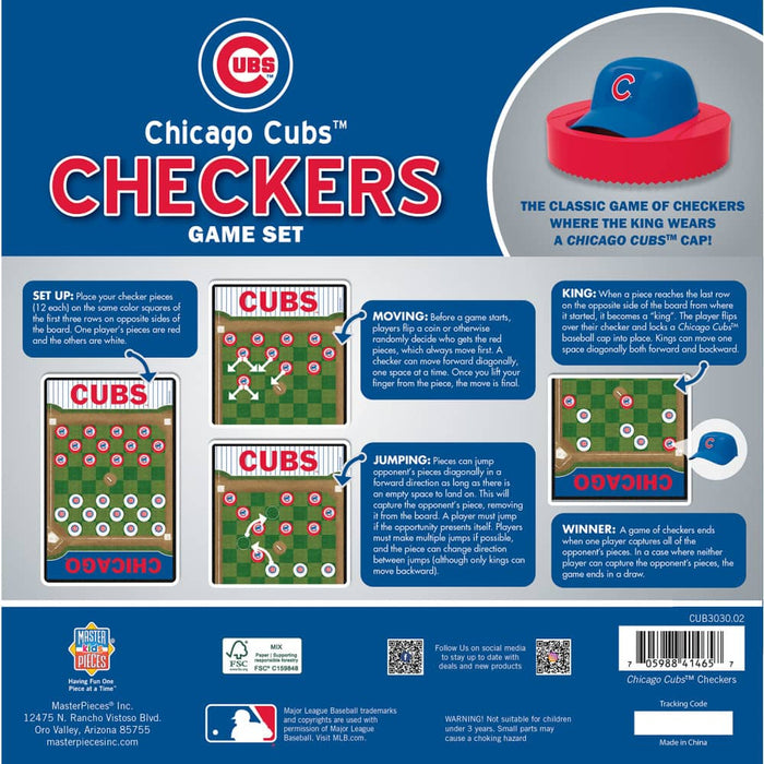 Chicago Cubs Checkers Board Game - for just $19.99! 