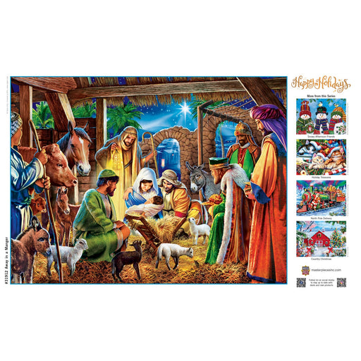 Happy Holidays - Away in a Manger 300 Piece EZ Grip Jigsaw Puzzle - Just $14.99! Shop now at Retro Gaming of Denver