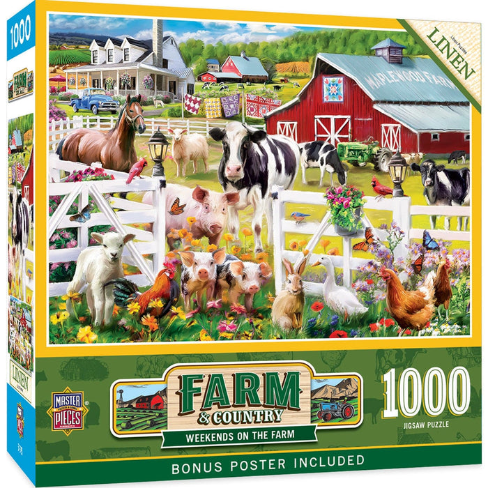 Farm & Country - Weekends On the Farm 1000 Piece Jigsaw Puzzle - for just $16.99! 
