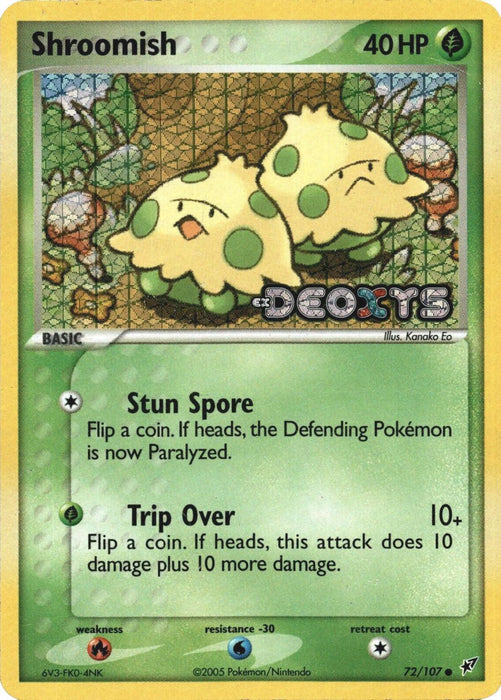 Shroomish (72/107) (Stamped) [EX: Deoxys] - for just $12.05! 