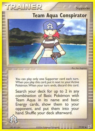 Team Aqua Conspirator (77/95) [EX: Team Magma vs Team Aqua] - for just $0.30! 