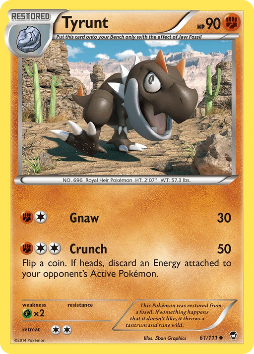 Tyrunt (61/111) [XY: Furious Fists] - for just $1.40! 