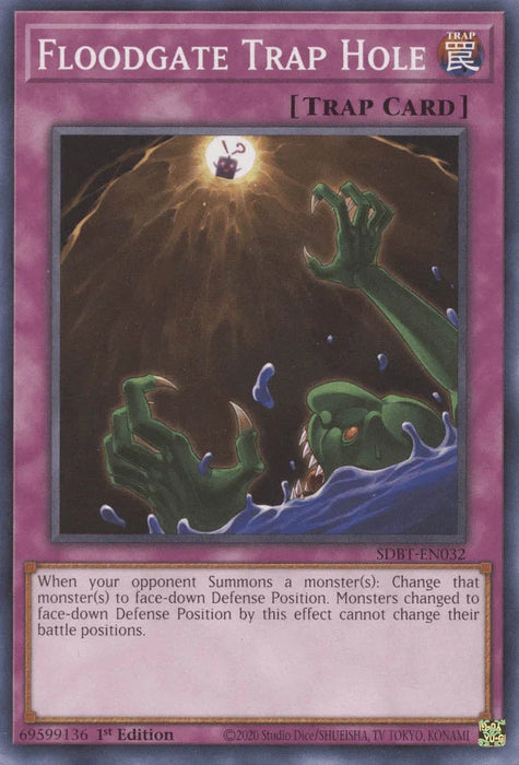 Floodgate Trap Hole [SDBT-EN032] Common - for just $0.10! 