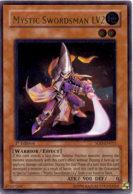 Mystic Swordsman LV2 [SOD-EN011] Ultimate Rare - for just $29.65! 