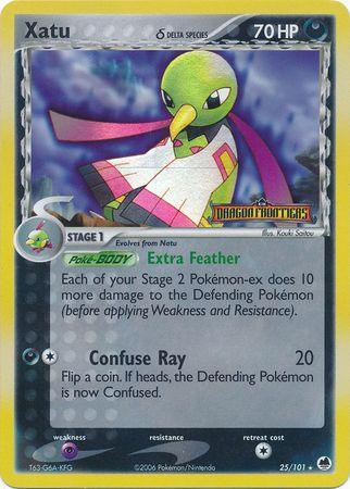 Xatu (25/101) (Delta Species) (Stamped) [EX: Dragon Frontiers] - for just $7.55! 