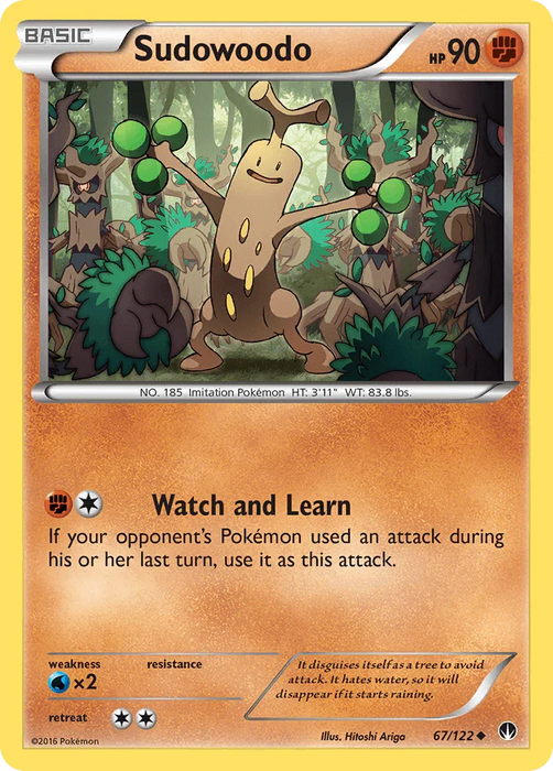 Sudowoodo (67/122) [XY: BREAKpoint] - for just $0.10! 