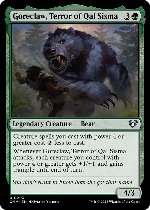 Goreclaw, Terror of Qal Sisma (CMM-293) - Commander Masters - for just $0.47! 