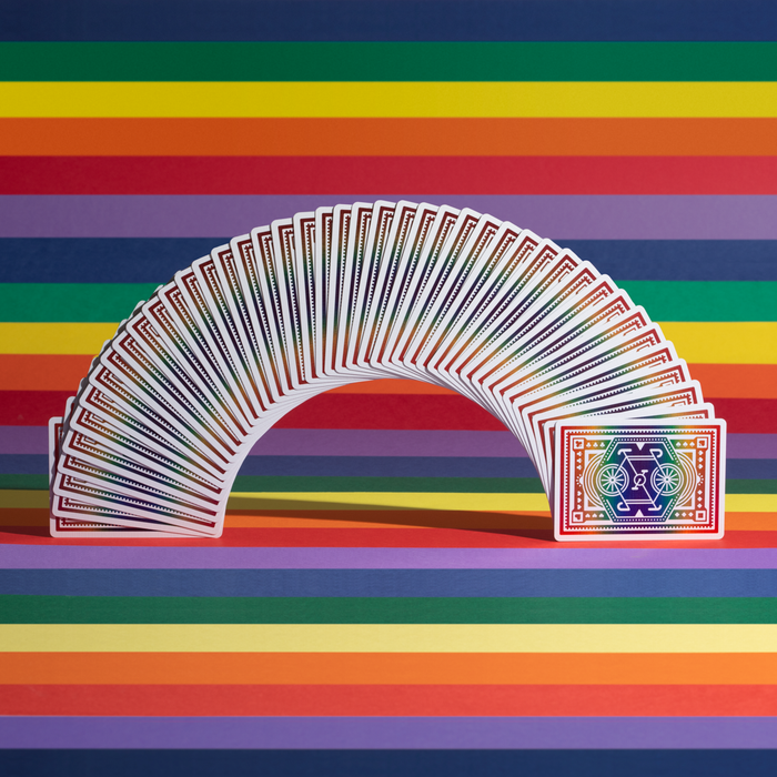 DKNG Rainbow Wheels Playing Cards - for just $17.99! 