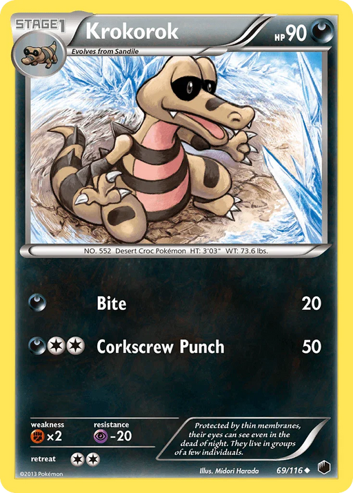 Krokorok (69/116) [Black & White: Plasma Freeze] - for just $0.15! 