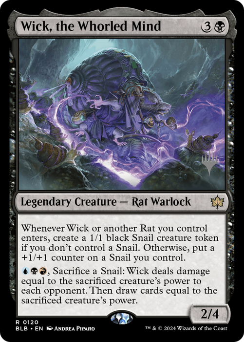 Wick, the Whorled Mind (PPBLB-120) - Bloomburrow Promos - for just $0.24! 