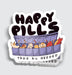 Happy Pills Cat Animal Sticker - 3" - for just $3.50! 