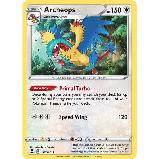 Archeops (147/195) [Sword & Shield: Silver Tempest] - Just $0.20! Shop now at Retro Gaming of Denver