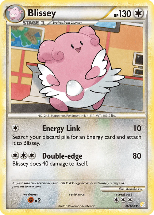 Blissey (36/123) [HeartGold & SoulSilver: Base Set] - for just $0.70! 