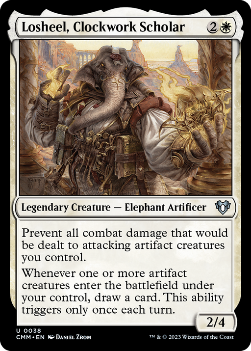 Losheel, Clockwork Scholar (CMM-038) - Commander Masters - for just $0.83! 