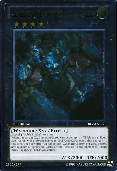 Artorigus, King of the Noble Knights [CBLZ-EN086] Ultimate Rare - for just $1.75! 