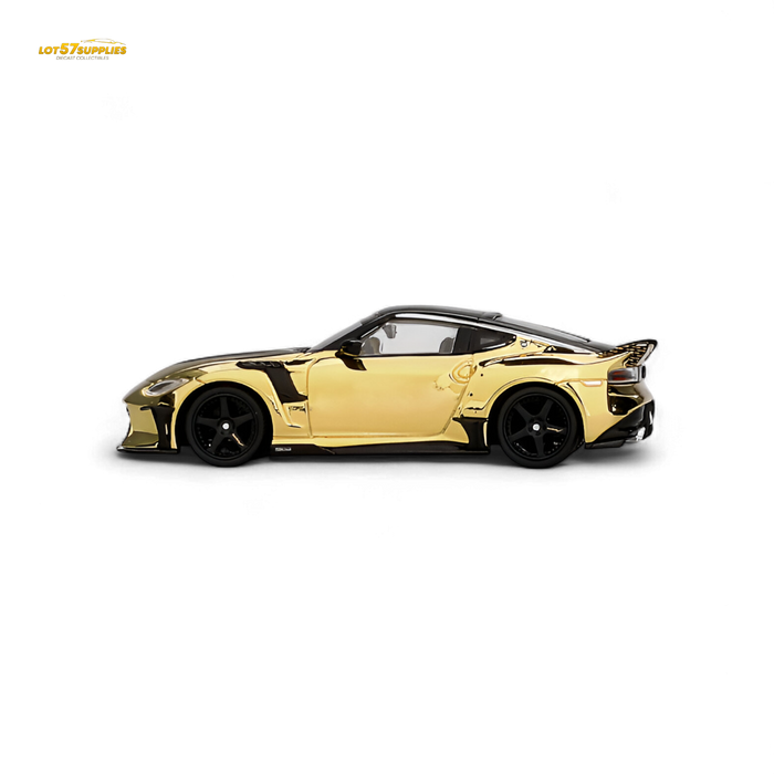 Mini-GT Nissan Z VeilSide FZ400 Gold Chrome LHD 1:64 - for just $24.99! 