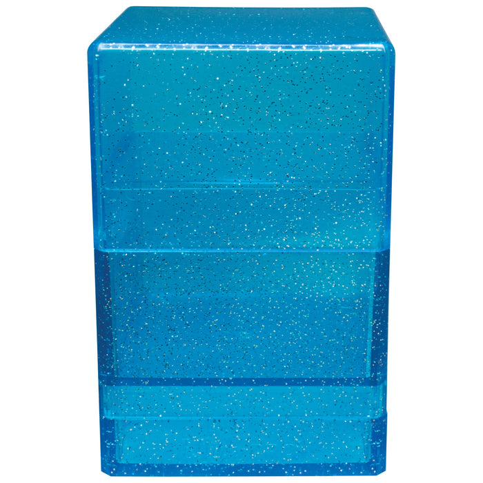 Ultra PRO: Satin Tower - Glitter Blue - for just $0! 