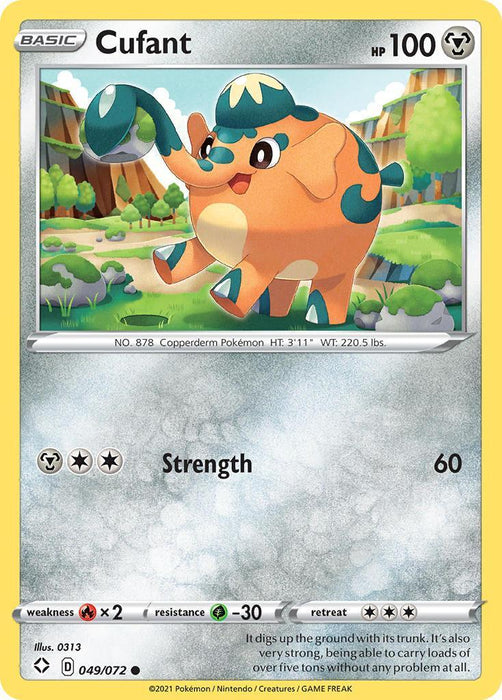 Cufant (049/072) [Sword & Shield: Shining Fates] - for just $0.10! 