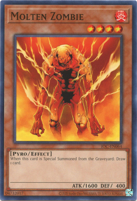 Molten Zombie (25th Anniversary) [IOC-EN064] Common - for just $0.10! 