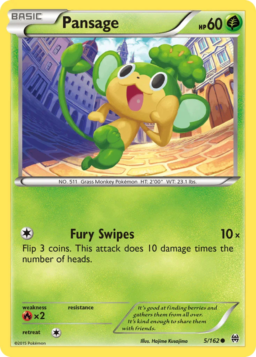 Pansage (5/162) [XY: BREAKthrough] - for just $0.10! 