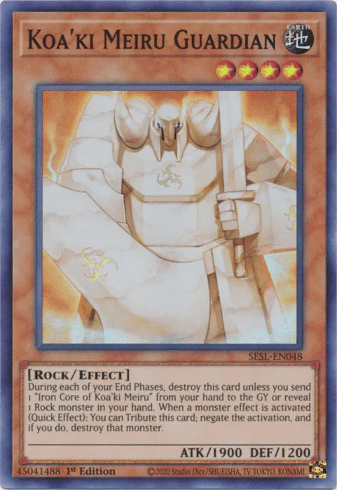 Koa'ki Meiru Guardian [SESL-EN048] Super Rare - for just $1.65! 
