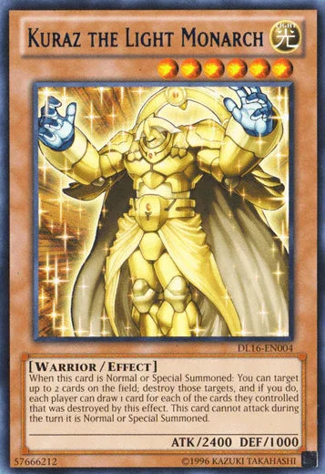 Kuraz the Light Monarch (Blue) [DL16-EN004] Rare - for just $3.90! 