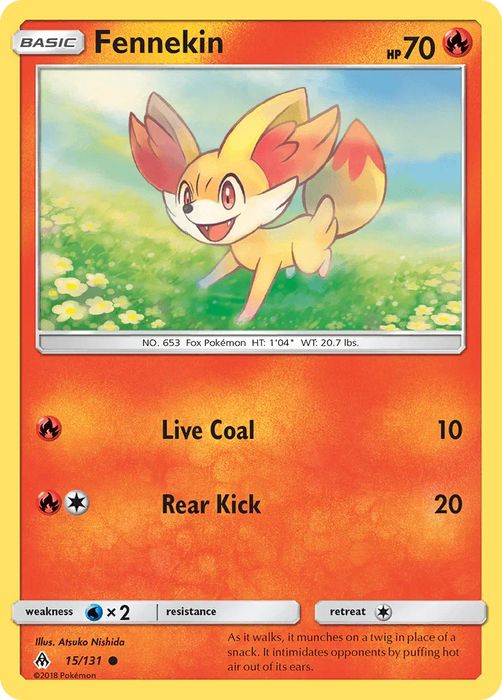 Fennekin (15/131) [Sun & Moon: Forbidden Light] - for just $0.10! 