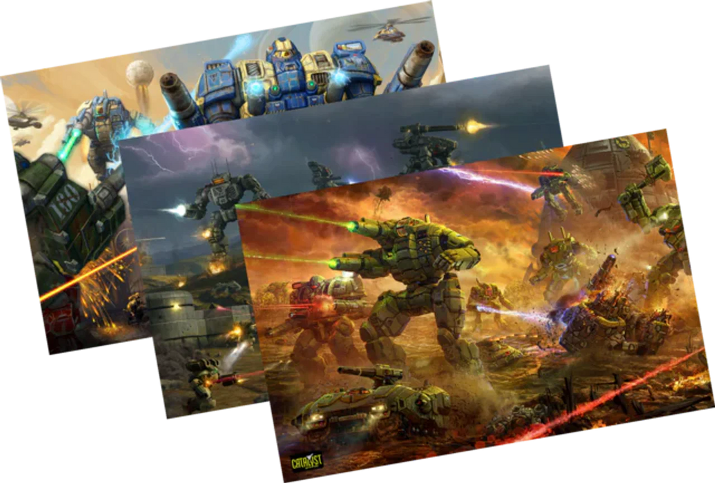 BattleTech - Mercenaries 3-Pack Poster Set (Kickstarter) - for just $14.99! 