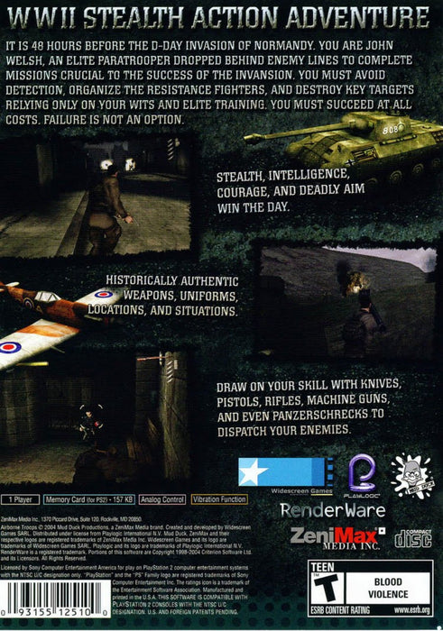 Airborne Troops Countdown to D-Day – PlayStation 2 (PS2) - for just $5.99! 