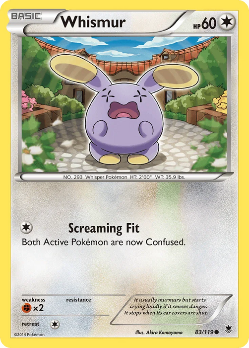 Whismur (83/119) [XY: Phantom Forces] - for just $0.10! 