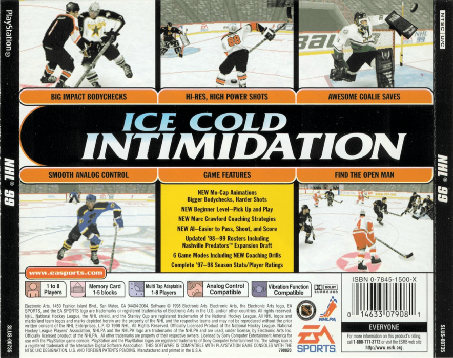 NHL 99 – PlayStation 1 (PS1) - for just $4.99! 