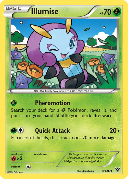 Illumise (9/146) [XY: Base Set] - for just $0.15! 
