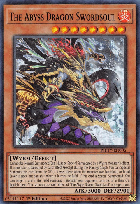 The Abyss Dragon Swordsoul [PHHY-EN005] Super Rare - for just $0.10! 