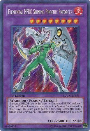 Elemental HERO Shining Phoenix Enforcer [LCGX-EN139] Secret Rare - for just $2.80! 