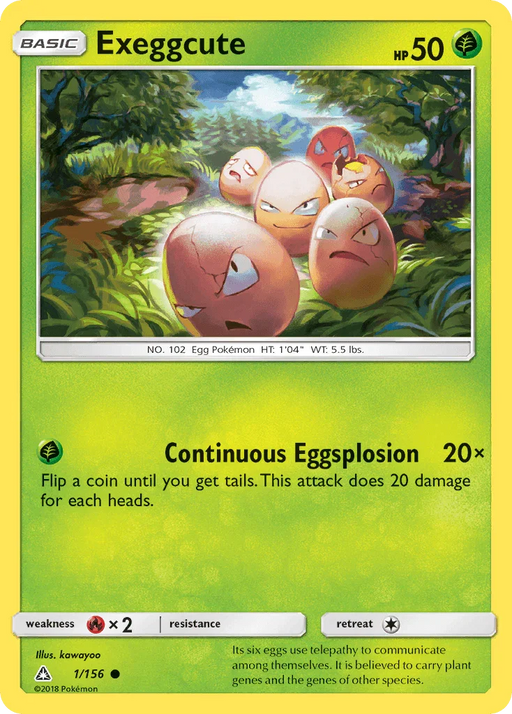Exeggcute (1/156) [Sun & Moon: Ultra Prism] - for just $0.10! 