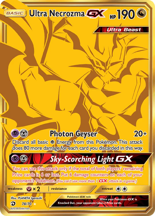 Ultra Necrozma GX (78/70) [Sun & Moon: Dragon Majesty] - for just $42.25! 