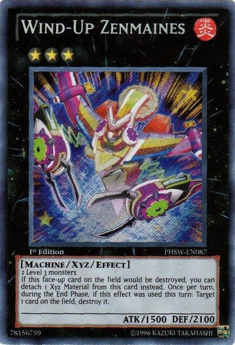 Wind-Up Zenmaines [PHSW-EN087] Secret Rare - for just $3.20! 