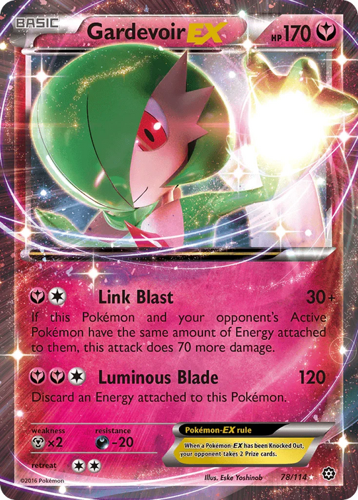Gardevoir EX (78/114) [XY: Steam Siege] - for just $2.45! 