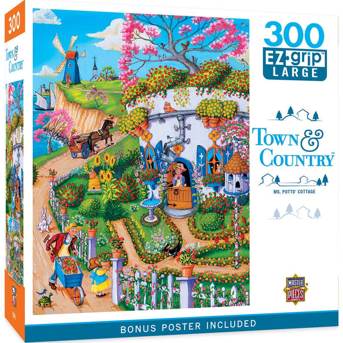 Town & Country - Ms. Potts' Cottage 300 Piece EZ Grip Jigsaw Puzzle - for just $14.99! 