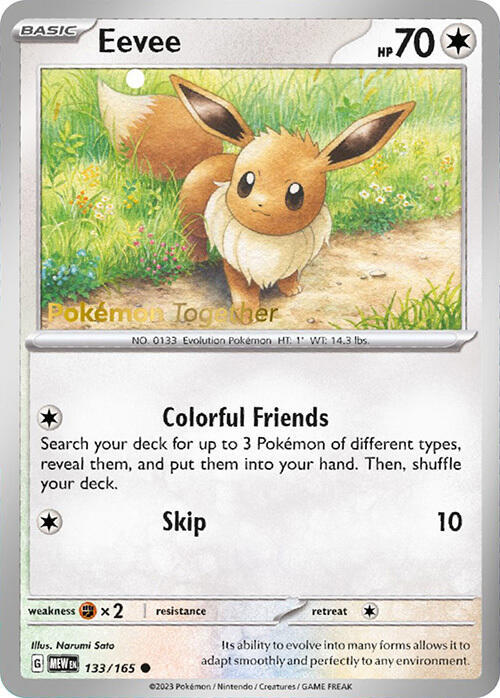 Eevee (133/165) (PokePost Promo) [Scarlet & Violet: 151] - for just $61! 