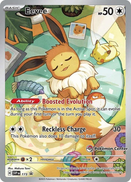 Eevee (173) (Pokemon Center Exclusive) [Scarlet & Violet: Black Star Promos] - for just $44.05! 
