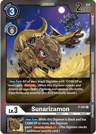 Sunarizamon [P-033] (Gift Box 2022) [Promotional Cards] - Just $0.50! Shop now at Retro Gaming of Denver