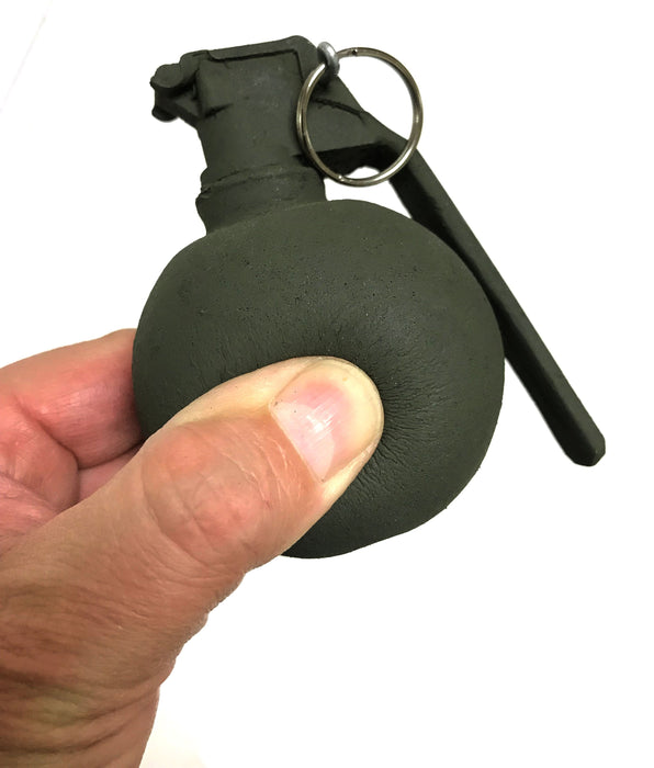 Foam Baseball M67 Fragmentation Hand Grenade Inert Prop with Metal Ring and Pin - for just $26! 