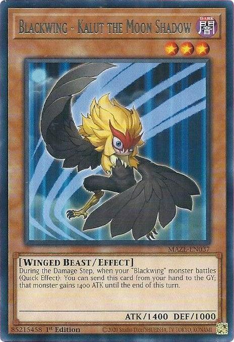 Blackwing - Kalut the Moon Shadow [MAZE-EN037] Rare - for just $0.10! 
