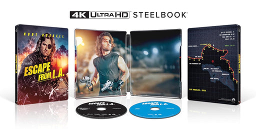 Escape From L.A -  30th Anniversary Limited Edition Steelbook (4K Ultra HD + Blu-ray + Digital) - for just $42.99! 