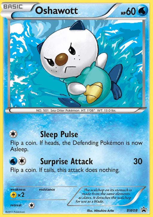 Oshawott (BW08) [Black & White: Black Star Promos] - for just $3.25! 